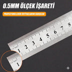 Çelik Cetvel 20cm