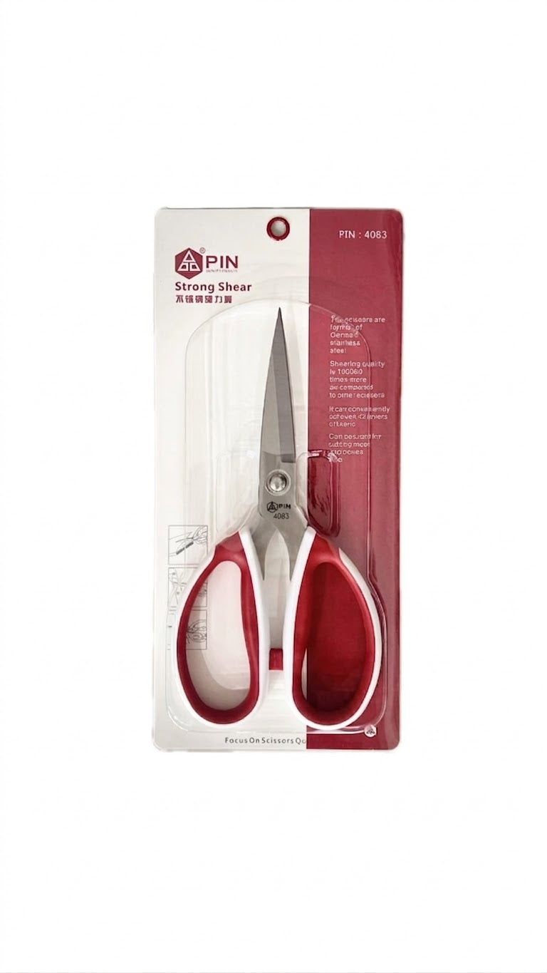 Geniş Saplı Kumaş Kesim Makası 8 inç - PIN-4083 (8")