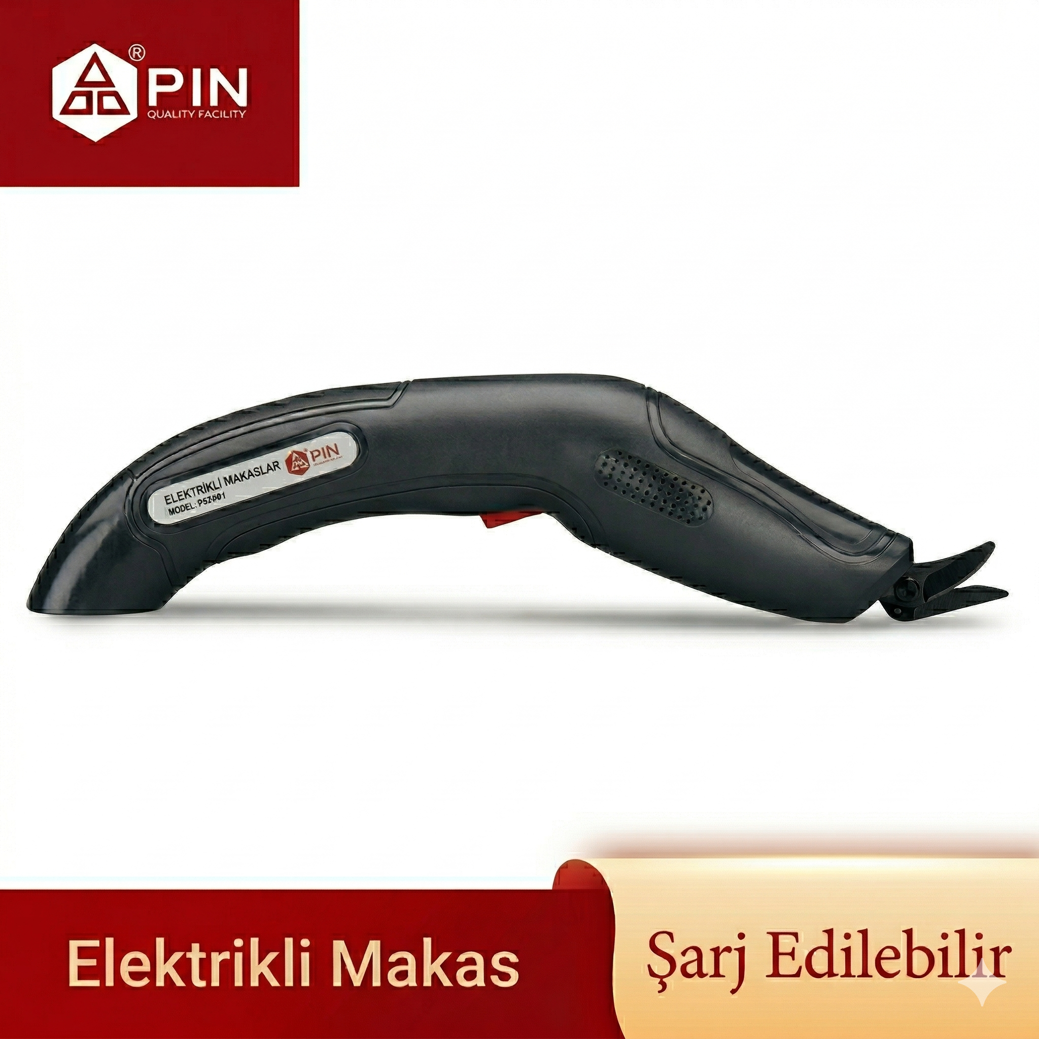 Şarjlı Elektrikli Kumaş ve Deri Kesim Makası