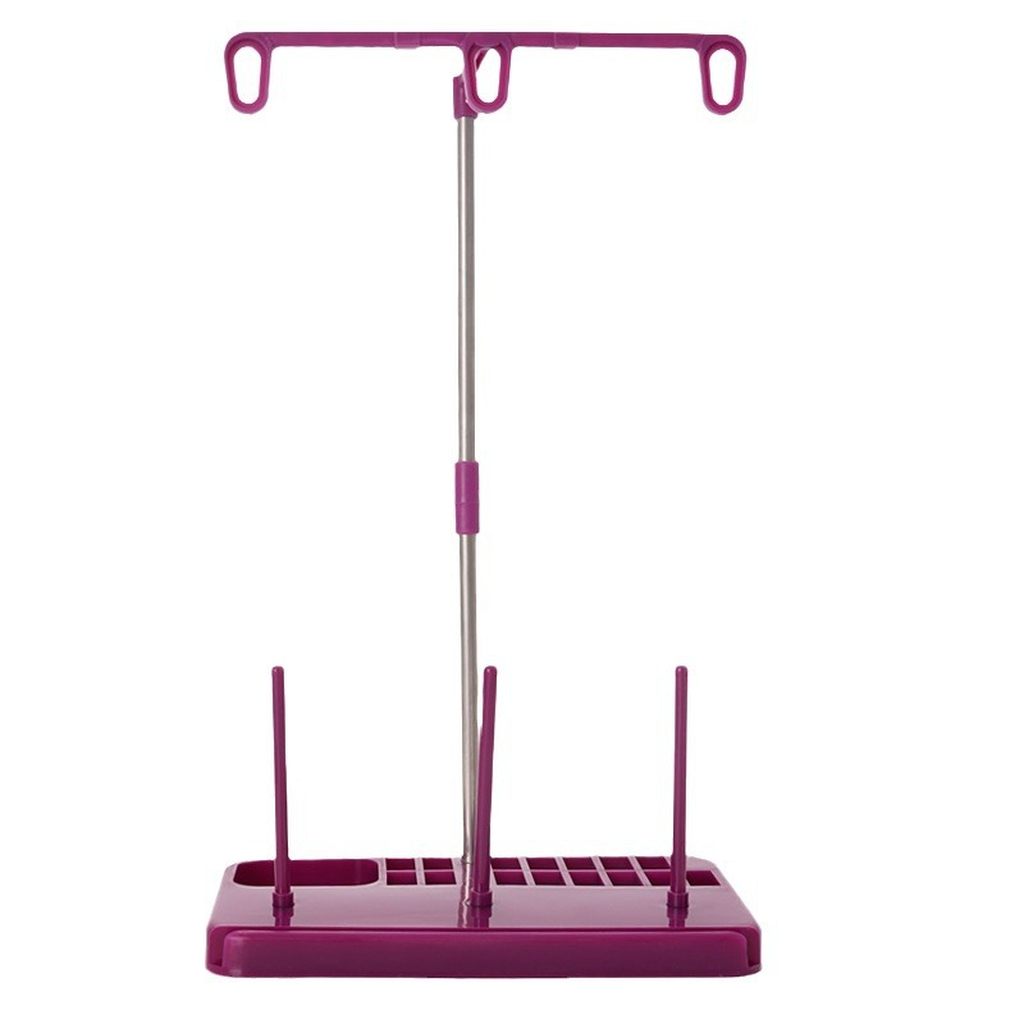 Ev Tipi Dikiş Makinesi Metal Borulu Mor Plastik Çardak Seti / CS-101