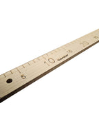 Ahşap Manifatura Cetveli Demirli 1 Metre (100cm) (MDF)