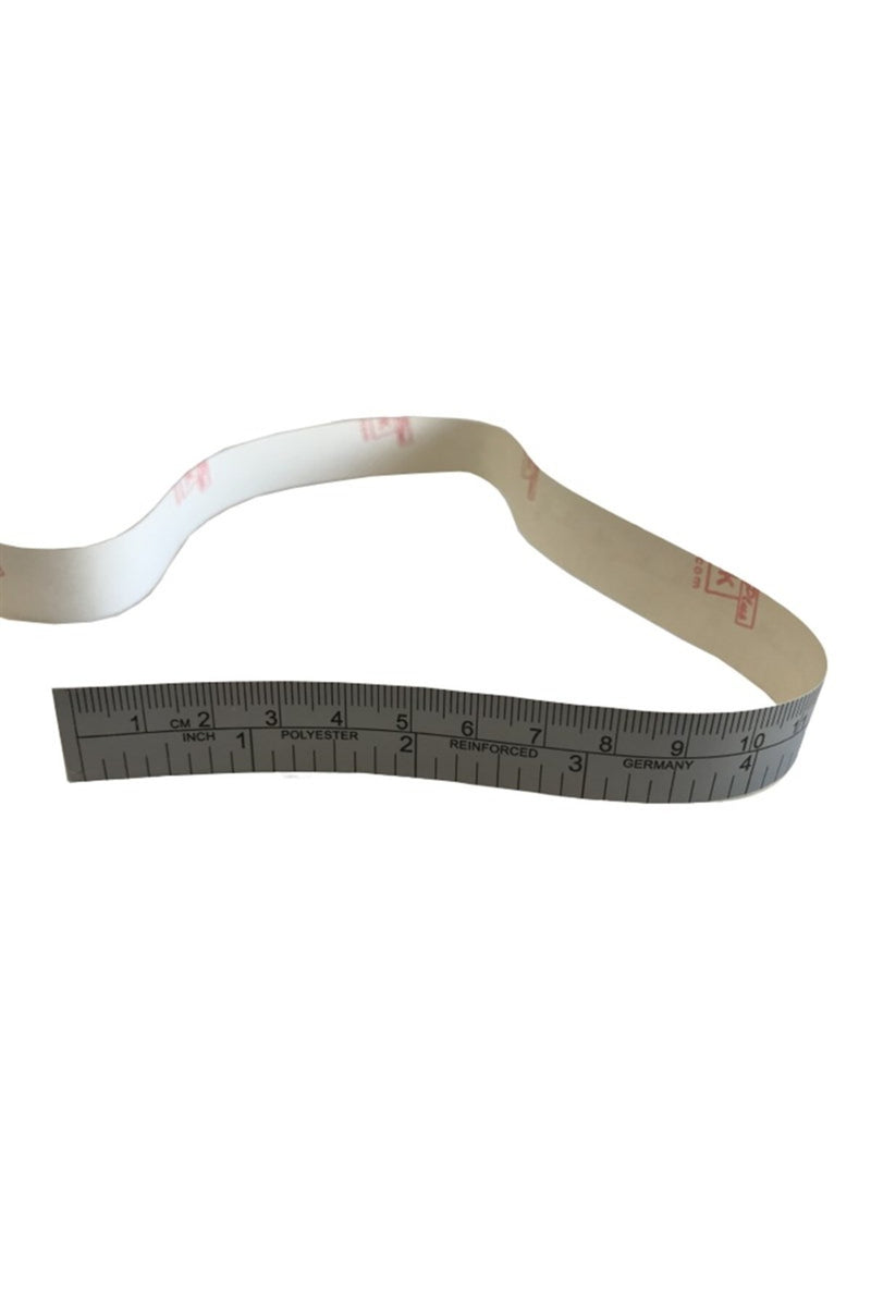 Makine Tabla Üstü Yapışkanlı Mezura 1 Metre