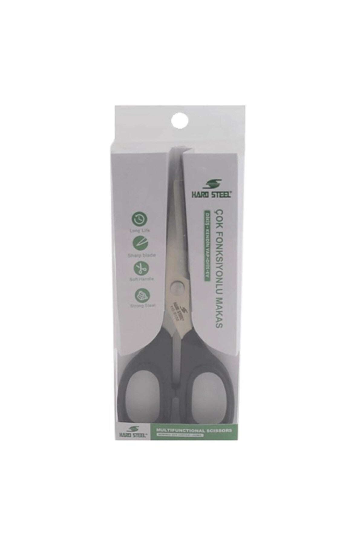 Japon Stili Plastik Saplı Çok Fonksiyonlu 6.5inç Makas / HS-9158 (6.5)