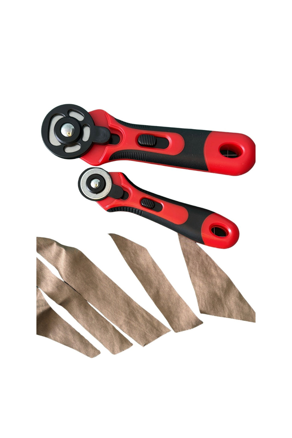Kumaş Deri Kesim Dikiş Yuvarlak Bıçaklı Makas Rulet 28 mm