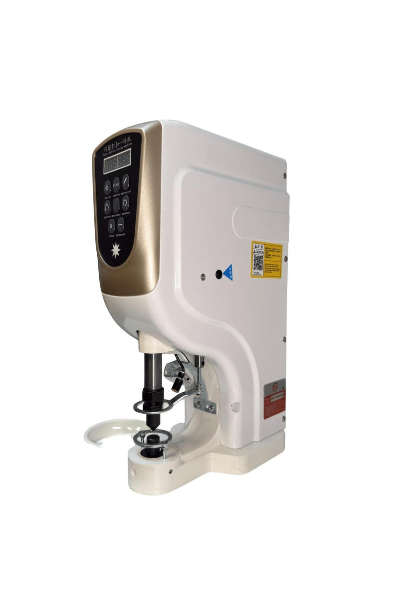 Elektronik Çıt Çıt Otomatik Pres Çakma Kuşgözü Makinesi / MZY-818T