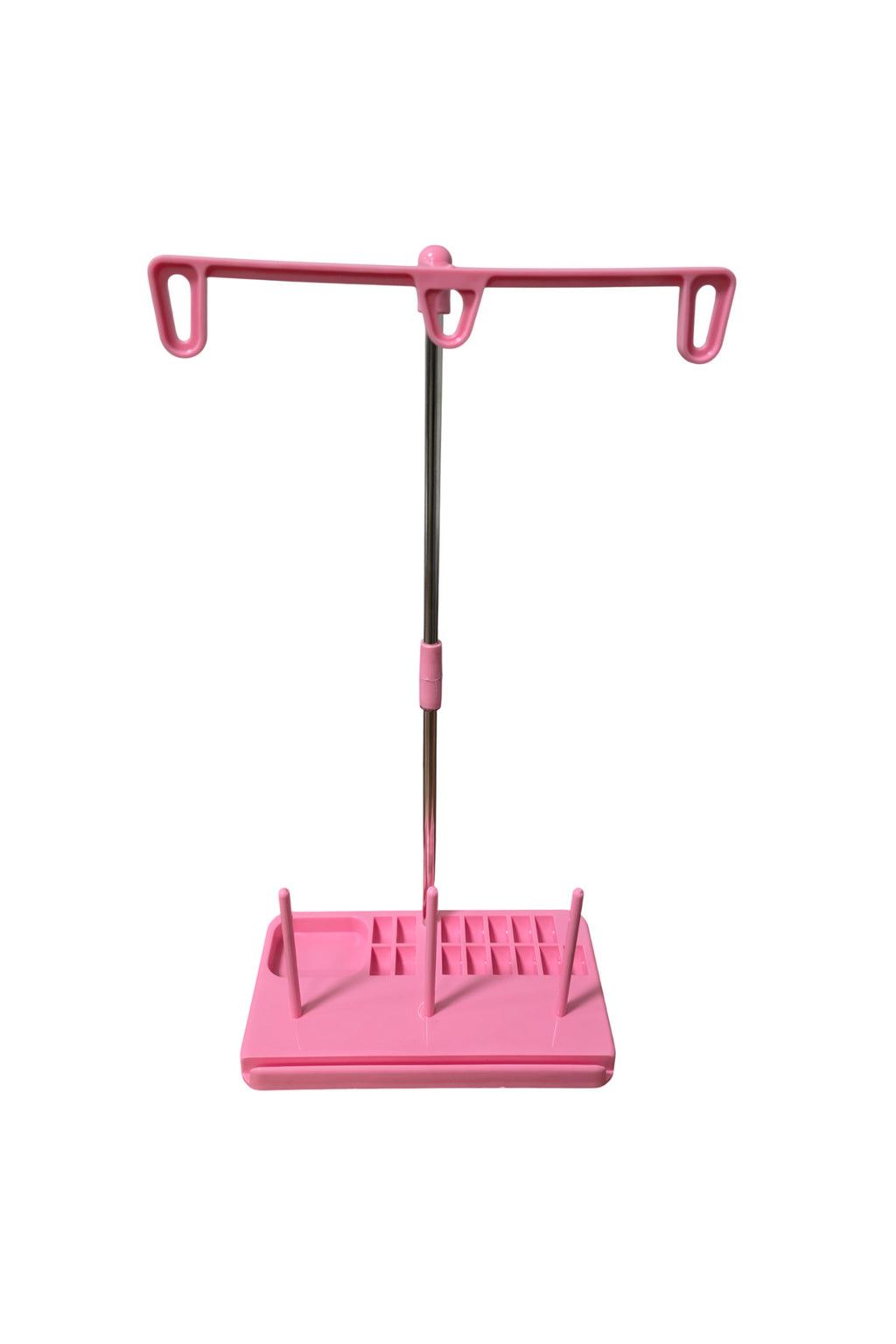 Ev Tipi Dikiş Makinesi Pembe Plastik Çardak Seti (Metal Borulu) / TS-500
