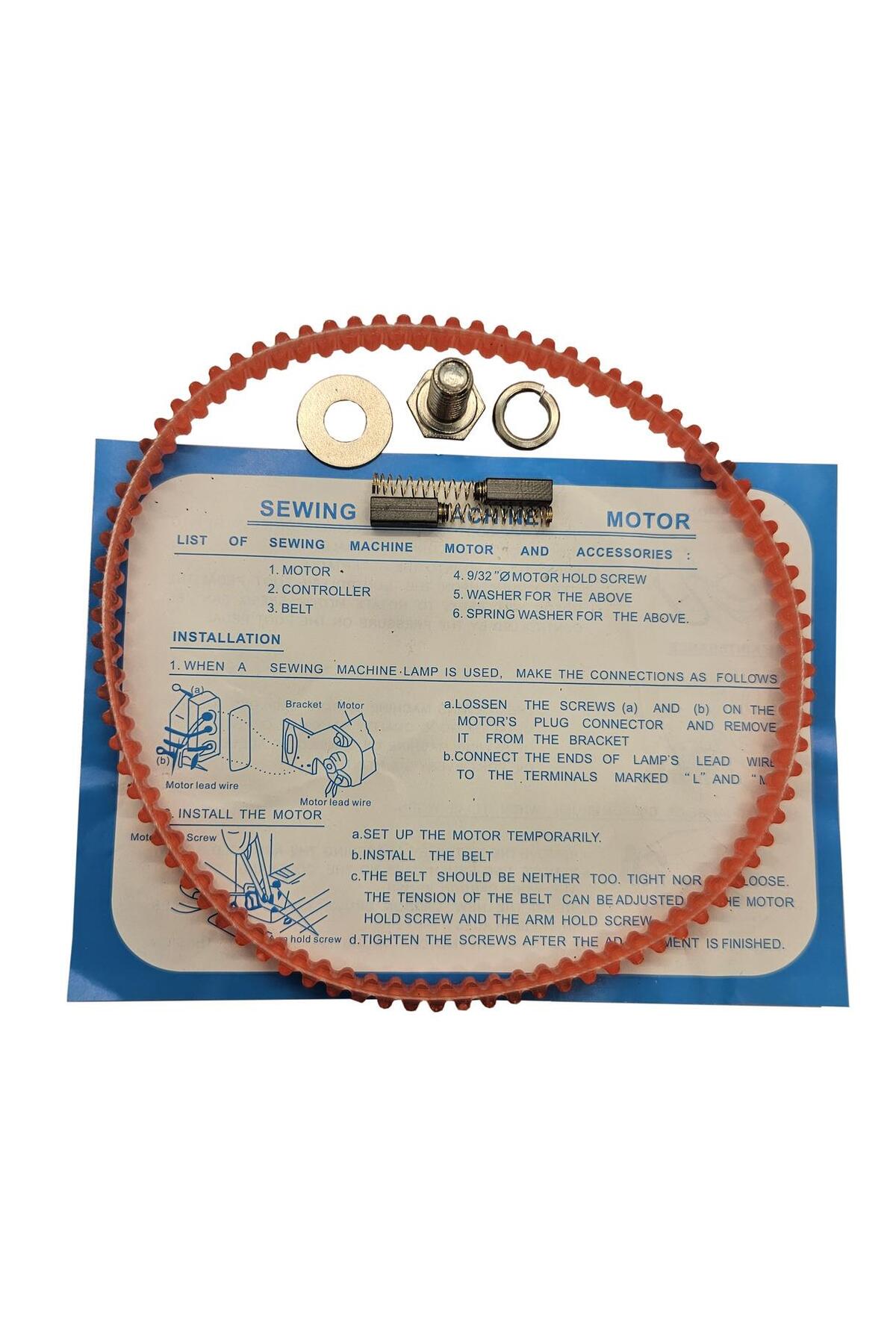 Ev Tipi Aile Dikiş Makinesi Motoru 220V-150W (%100 Bakır) / 63HF-150