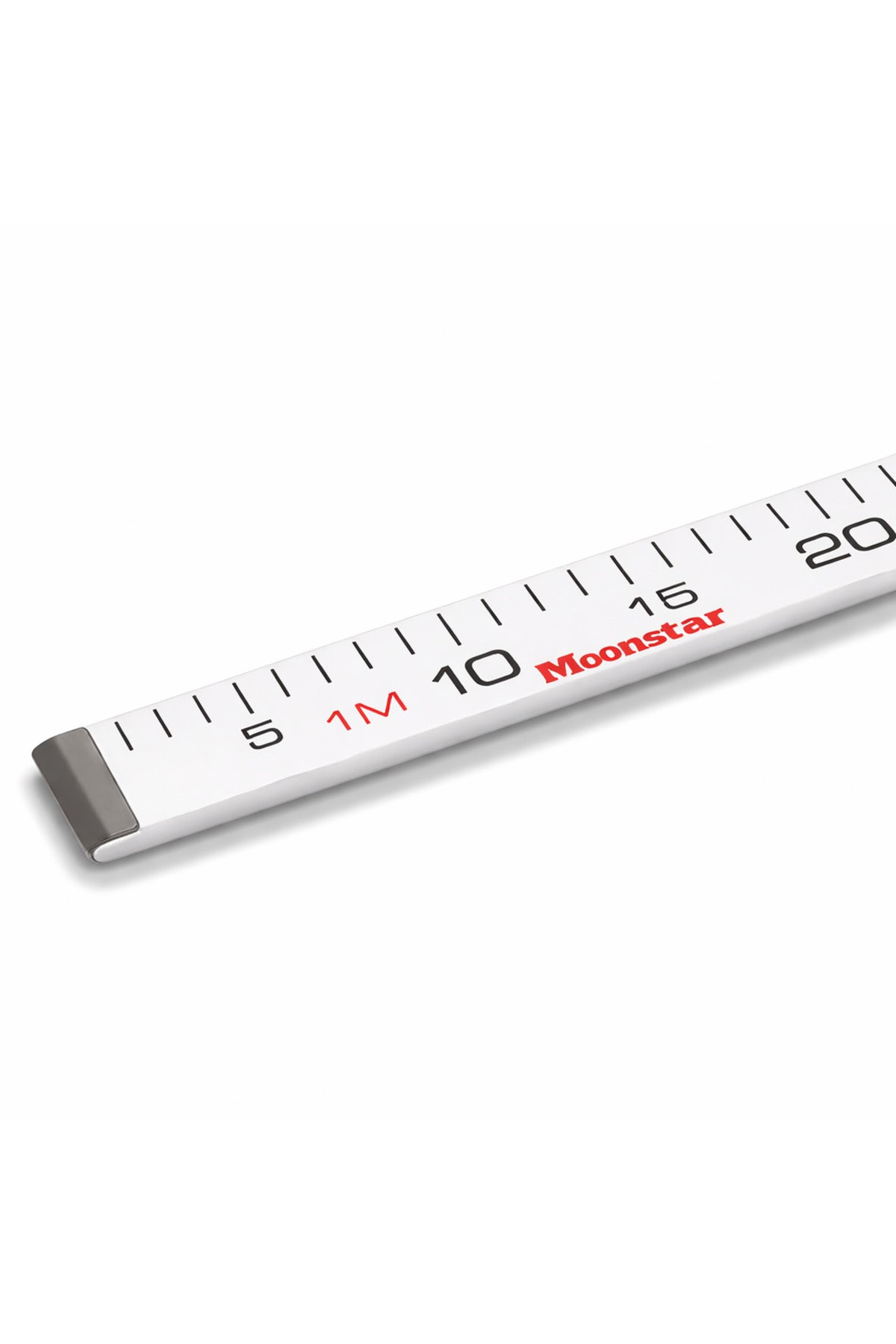 Ahşap Manifatura Cetveli Paslanmaz Demirli 1 Metre (100cm) Beyaz (Ağaç)
