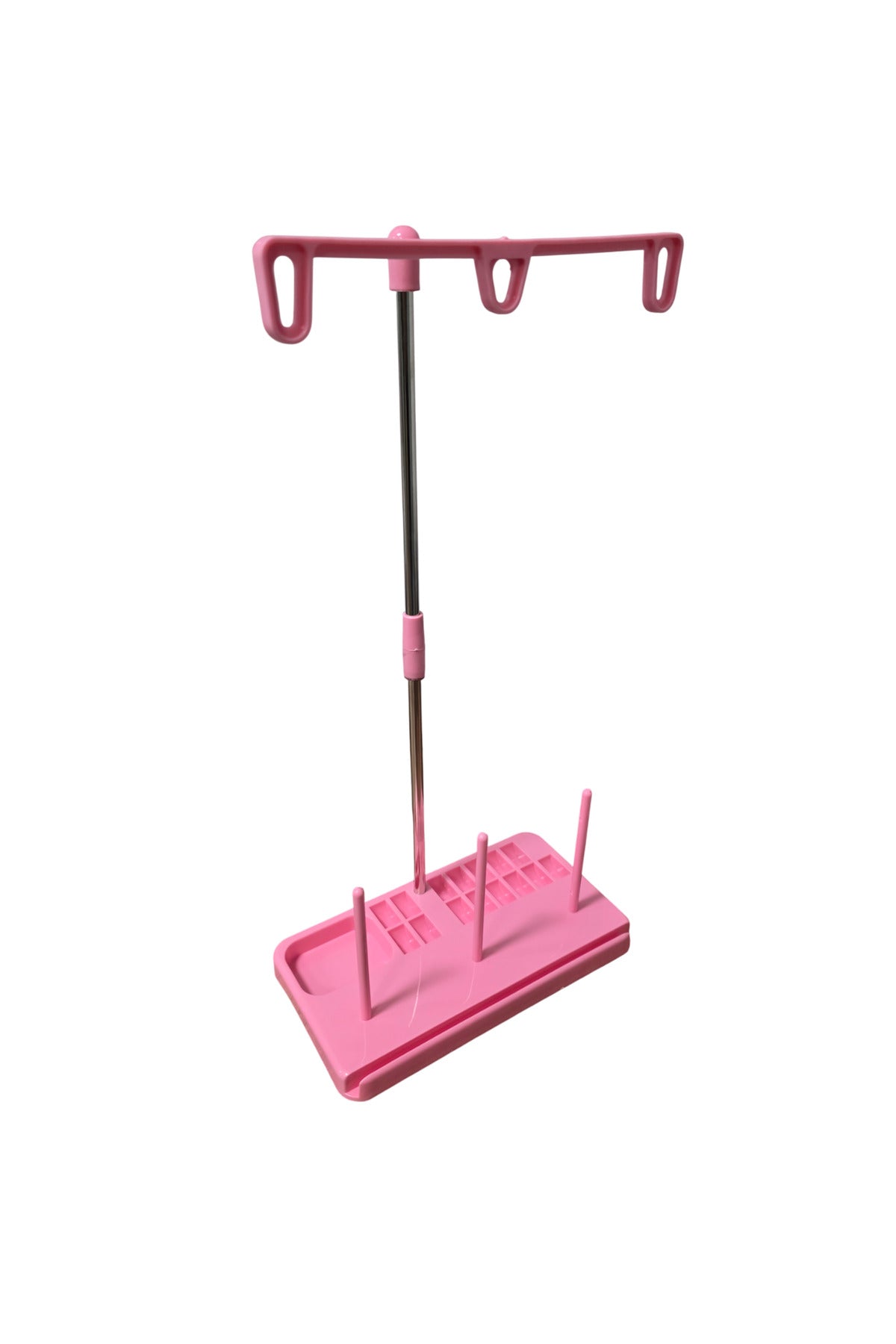 Ev Tipi Dikiş Makinesi Pembe Plastik Çardak Seti (Metal Borulu) / TS-500